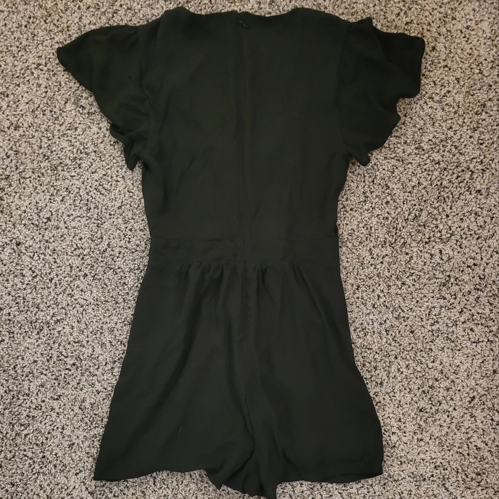Express Black Cutout Romper - Picture 4 of 4